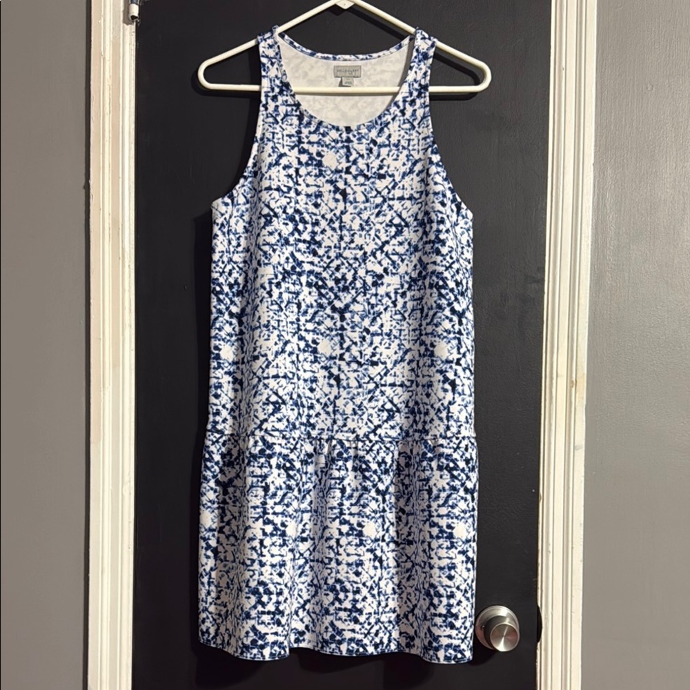 Belle Sky Babydoll Tank Dress Spring Summer Stretch Racerback Size: M